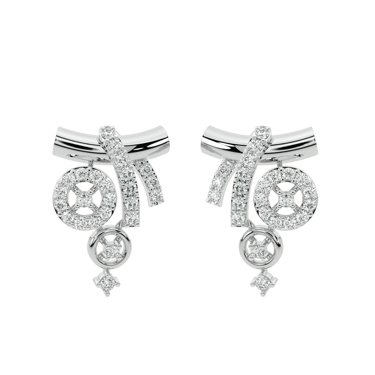 Kolby Round Diamond Stud Earrings